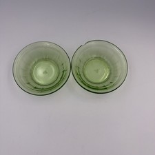 Vintage Green Depression Glass  Federal Co. Colonial Fluted Rope Berry Bowl picture