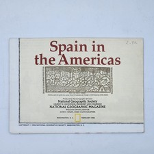 Travel Ephemera Spain in the Americas National Geographic 1992 picture