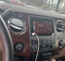 PLUG PLAY Apple Carplay Car Stereo Radio GPS Navi For 2006-2014 F-250 F-350 picture