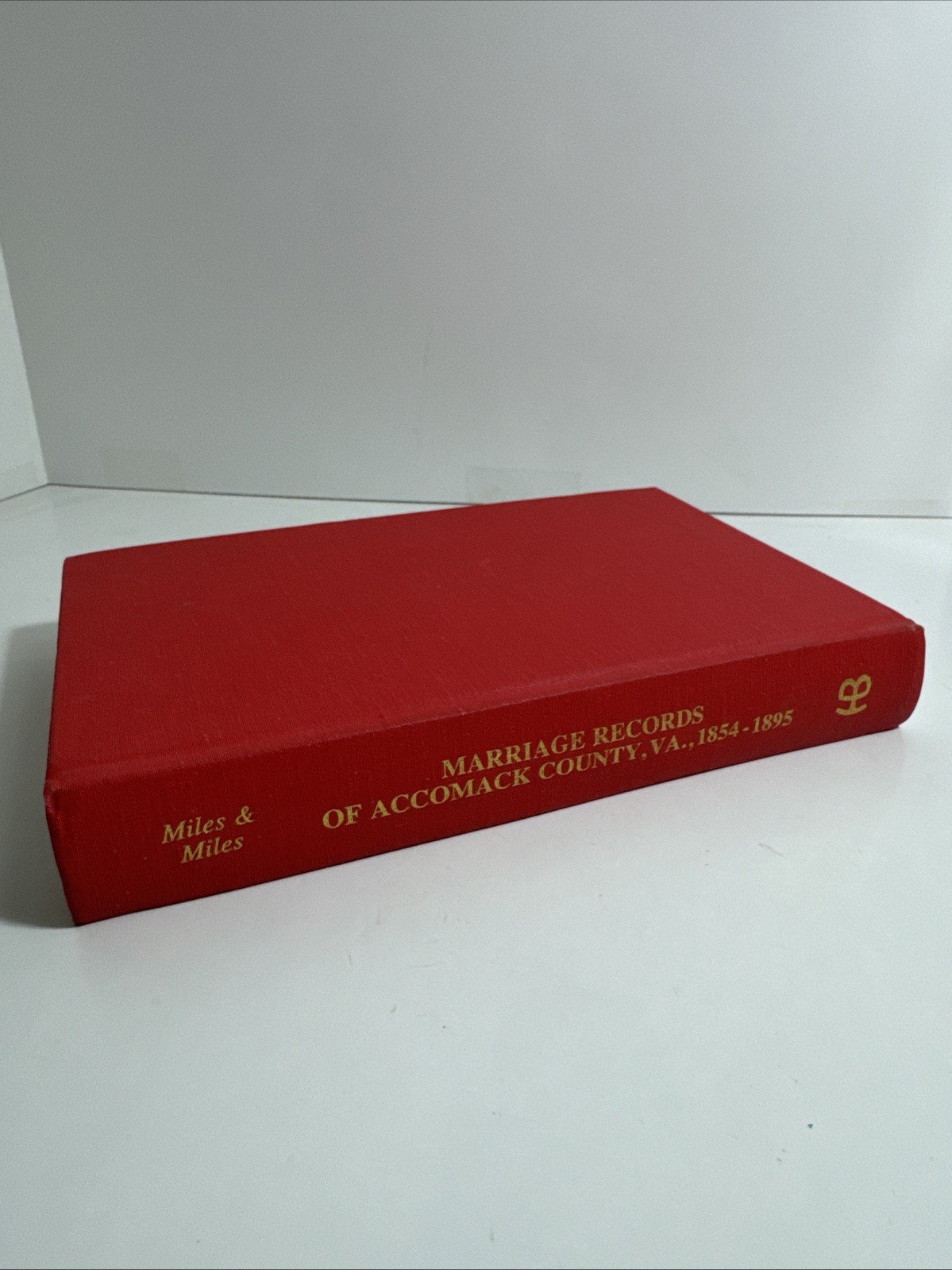 Marriage Records Of Accomack County Virginia 1854-1895 Hard Back Book Genealogy 