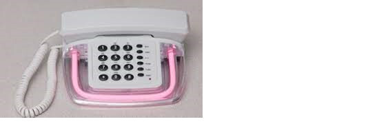 Neon White Desk Novelty Telephone Brand New 