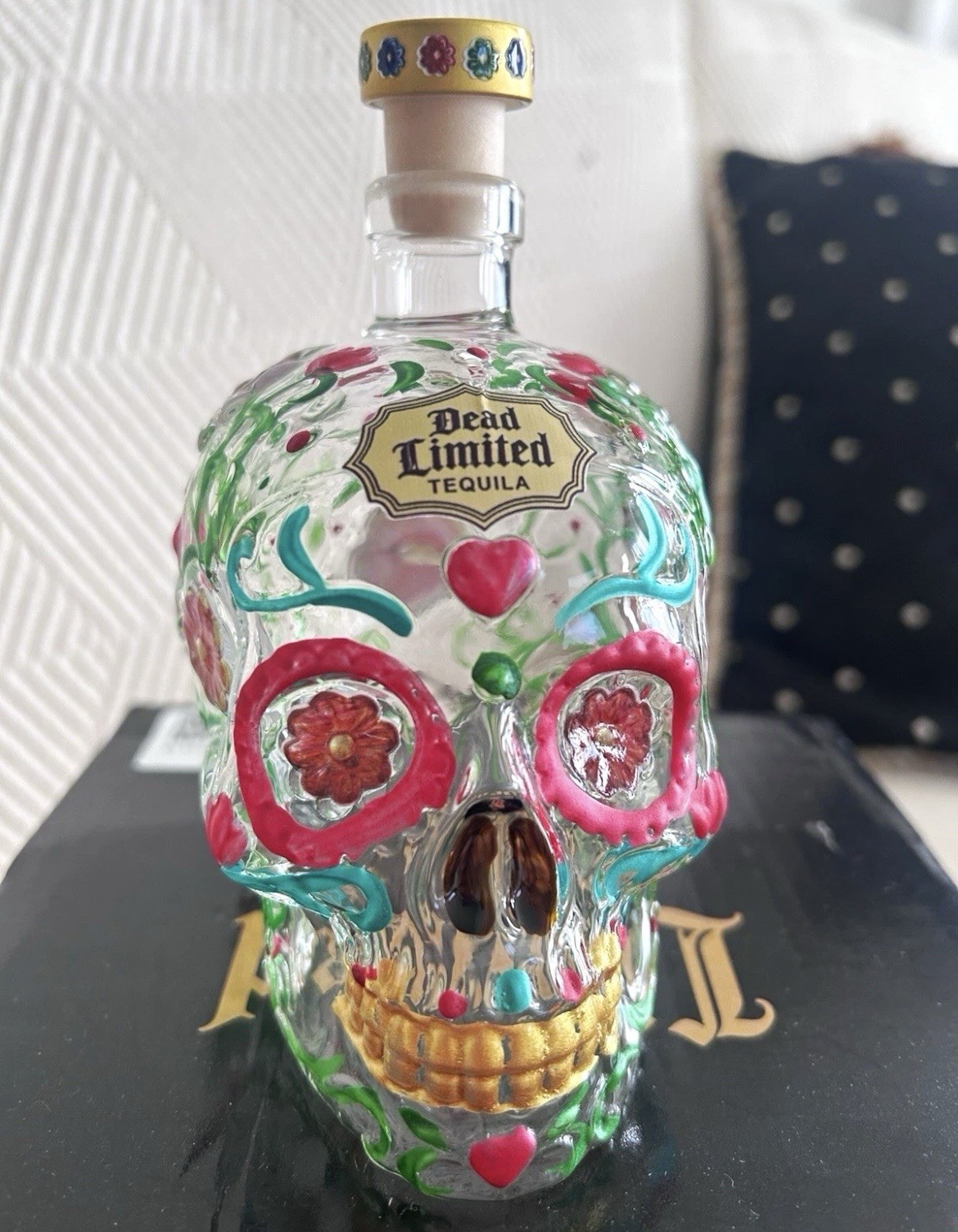 Dead Limited Day of the Dead Edition Reposado Tequila Skull Bottle w/ Box Dead Limited Day of the Dead Edition Reposado Tequila Skull Bottle w/ Box