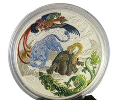 2024 Chinese Myths & Legends 4 Guardians Hong 1 oz Silver Coin BU Perth 9999 picture