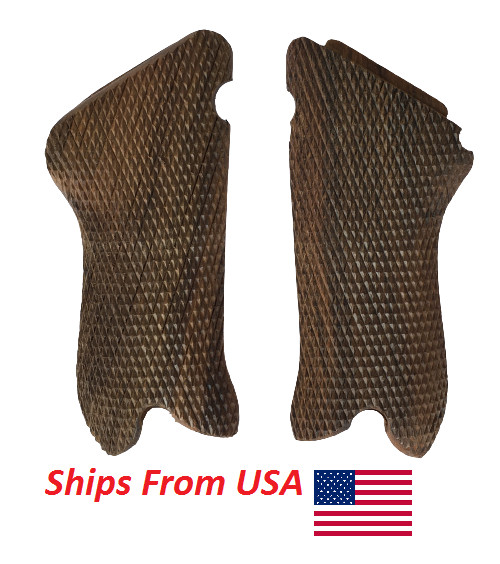 WWI WWII German P08 Luger Wood Pistol Grips