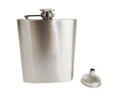 12 OZ Alcohol Portable Pocket Flask Funnel Whiskey Flask 355ml Stainless Steel picture