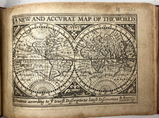 1646 JOHN SPEED MINIATURE WORLD ATLAS 20 MAPS CALIFORNIA ISLAND MOROCCO picture