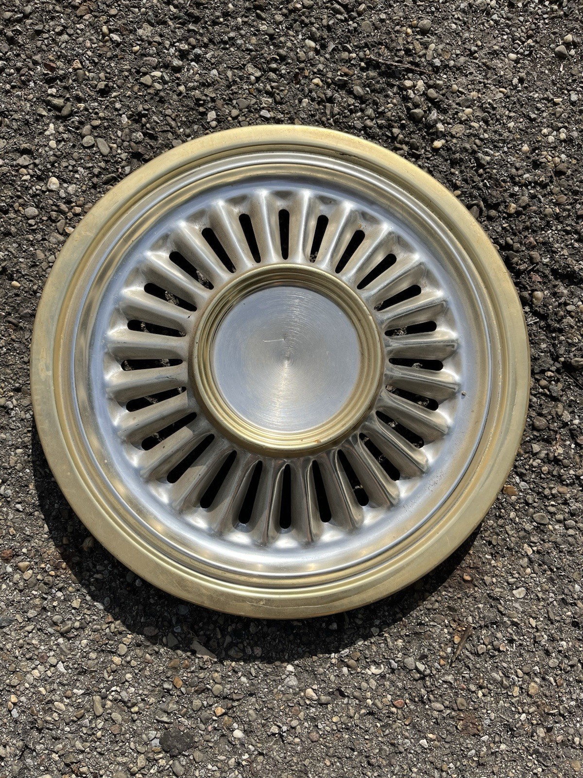 1956 Plymouth Fury Gold Hubcap Wheel Cover Rare Hard To Find