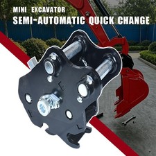Semi-auto tool-free quick coupler for mini excavators local stock free shipping picture