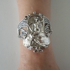 Art Nouveau Maiden Bracelet Victorian Art Deco Renaissance Edwardian Mucha picture