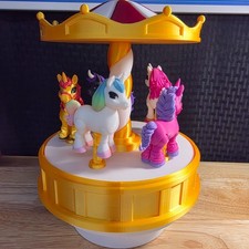Unicorn Carousel, rotates and unicorns move up and down, 3D Printed Items picture