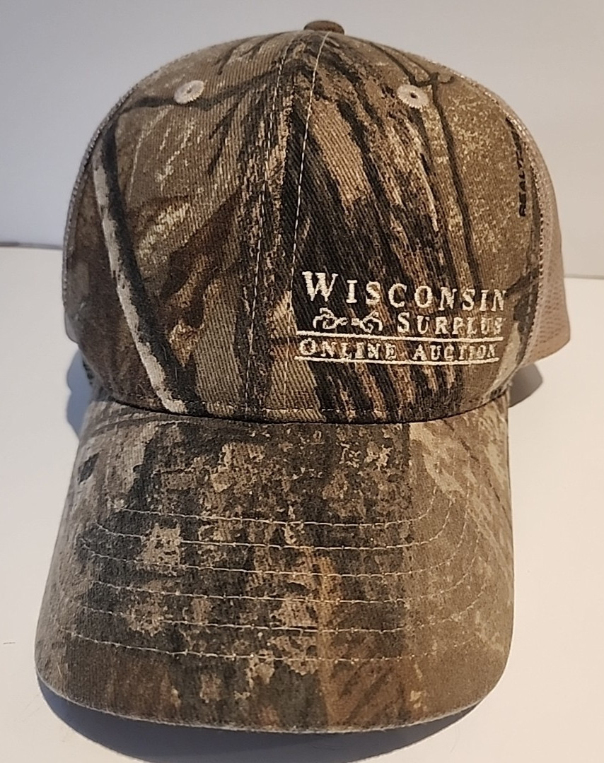 Camo Hat Wisconsin Surplus Online Auction  Cap Camouflage Strapback Mesh by Kati
