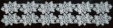 GERMAN DRESDEN DIE CUT PAPER FILIGREE ROSETTES SILVER picture