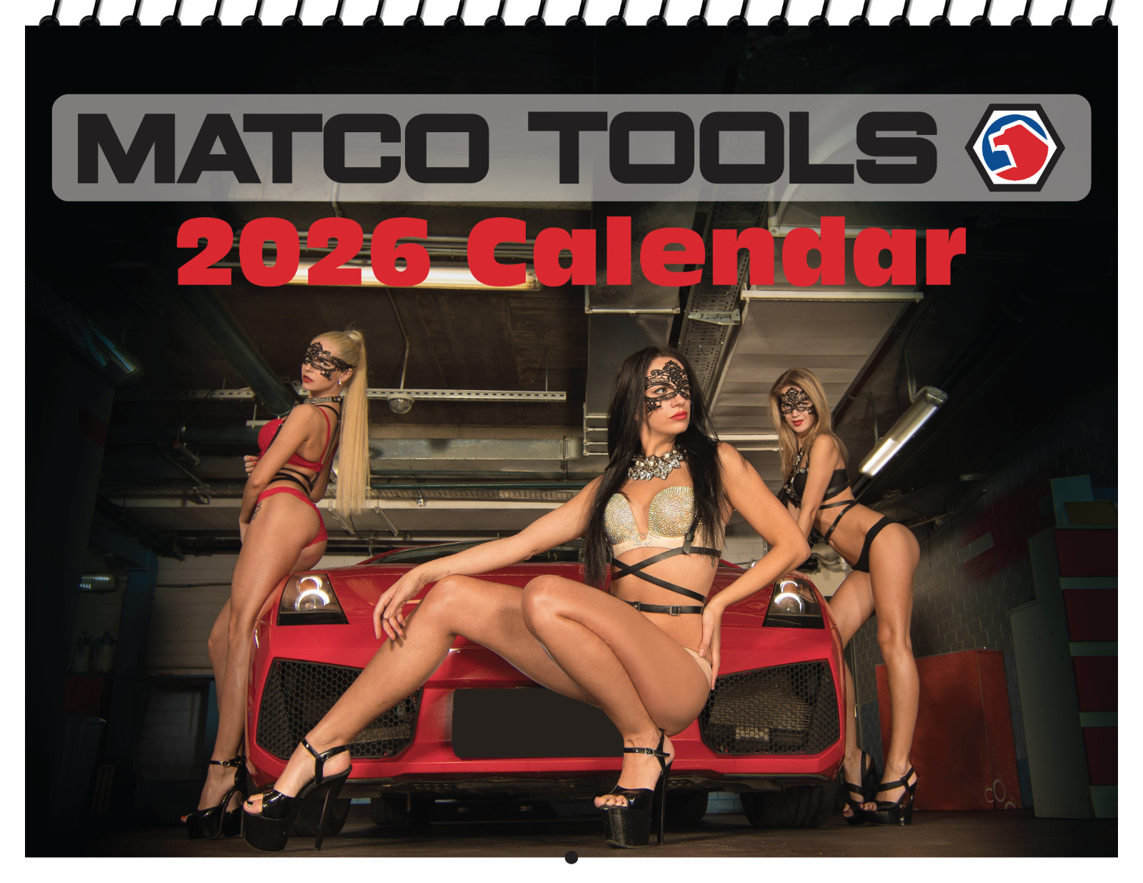 Matco Tools 2026 Pin-Up Calendar – Full Color Spiral Bound Jan 2026 to Dec 2026 Matco Tools 2026 Pin-Up Calendar – Full Color Spiral Bound Jan 2026 to Dec 2026