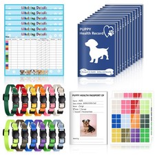 Puppy Whelping Supplies Kit Include 12 Puppy Shot Record Booklets 6 Record Ke... picture