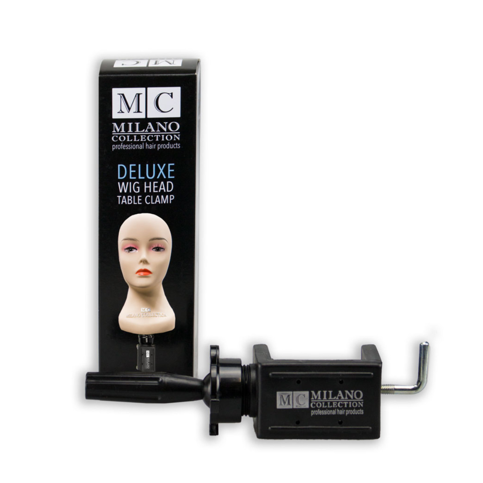 Milano Collection Mannequin HEAVY DUTY Table Clamp Stand for Easy Styling