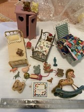 Miniature Dollhouse/ Book book Nursery/ Playroom Collectible Set/lot picture