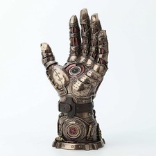 Cold Cast Bronze Steampunk Gauntlet Of Goodwill Home Decor Figurine Collection picture