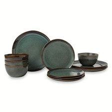 Yellowstone Dutton 12-Piece Reactive Ceramic Dinnerware Set picture