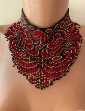 Handmade Boho Seed Beaded Choker Necklace Handmade  Fashion Jewelry for Women picture