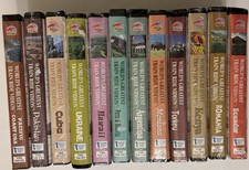 12 World's Greatest Train Ride Videos VHS Collection New Sealed Travel Vtg 90s picture