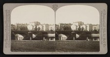 Sweden Klara Theatre and Hotel across river from Karlstad, Sweden - Old Photo picture
