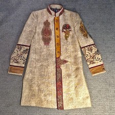 Sherwani Groom Kurta Pajama Wedding Indian Pakistani Outfit - Men's Size 38 picture