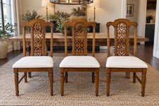 Antique 1948 Bassett Colonial Revival Dining Chair Restored Solid Wood picture