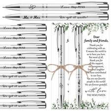 Humyoun Wedding Favors for Guests Includes Black Ink Retractable Ballpoint Pen picture
