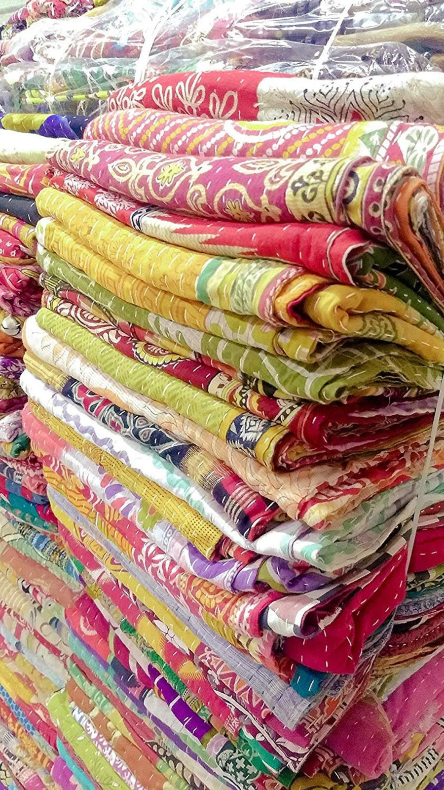 Wholesale Lot of 10 Psc Vintage Kantha Quilts Handmade Cotton Throws Blankets Wholesale Lot of 10 Psc Vintage Kantha Quilts Handmade Cotton Throws Blankets