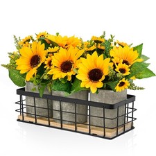 Yahallow Sunflower Artificial Flowers Table Centerpiece picture