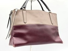 Appraised✨COACH bicolor leather handbag picture
