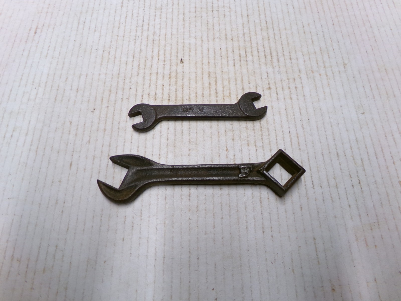 Farm Implement Wrench Tractor Plow Lot of 2 Vintage Tools