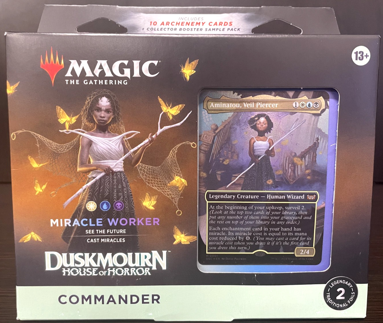 Duskmourn: House of Horror Miracle Worker Commander Deck MTG Sealed English Duskmourn: House of Horror Miracle Worker Commander Deck MTG Sealed English