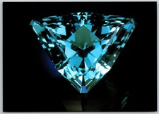 Image of Blue Topaz Specimen Smithsonian Institution - Exhibit (6X4 in) Postcard picture