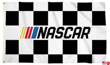 NASCAR CHECKERED FLAG 3'X5' NASCAR RACING 3 X 5 MAN CAVE BANNER USA MAN CAVE picture
