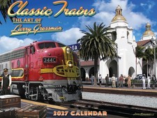 Train Calendar 2027 Classic Railroad Trains Grossman Monthly Wall 12 Month USA picture