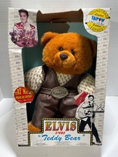 Elvis Presley Sings "Teddy Bear" Collector Series Bear 1994 Taipow Legends picture
