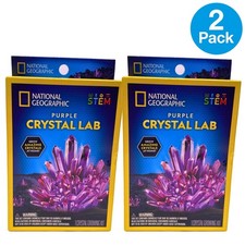National Geographic Purple Crystal Lab STEM Science Kit Grow Crystals 2 Pack New picture