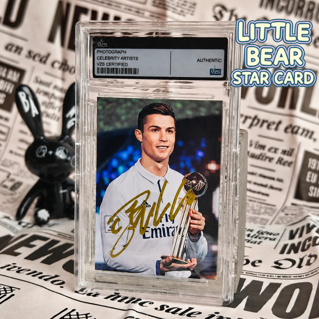 Cristiano Ronaldo Signed 3 Inch Portugal Soccer Photo Collectible Memorabilia Cristiano Ronaldo Signed 3 Inch Portugal Soccer Photo Collectible Memorabilia
