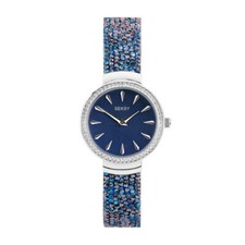 Seksy Ladies Blue Dial and Blue Leather Strap Watch 2907 picture