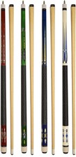 Set of 4 Pool Cues New 58" Billiard House Bar Pool Cue Sticks picture
