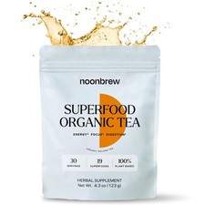 NoonBrew Oolong Mushroom Tea – Natural Energy, Focus & Mood Support, 30 Servings picture