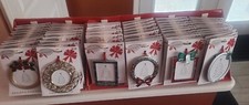 72 Studio Decor Christmas Ornament Picture Frames 6 Different Wholesale Lot   picture