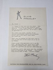 Elvis Presley Fan Club First Membership Card Letter 1956 Rock And Roll History  picture