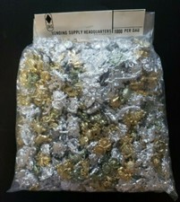 Charmbest Metallic Asst Gold & Silver Plastic Vending Charms Bag about 1000 Pcs picture