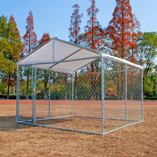 10x10FT EXTRA Large Outdoor Dog Run Kennel Pet Cage Enclosure Chain Link Fence picture