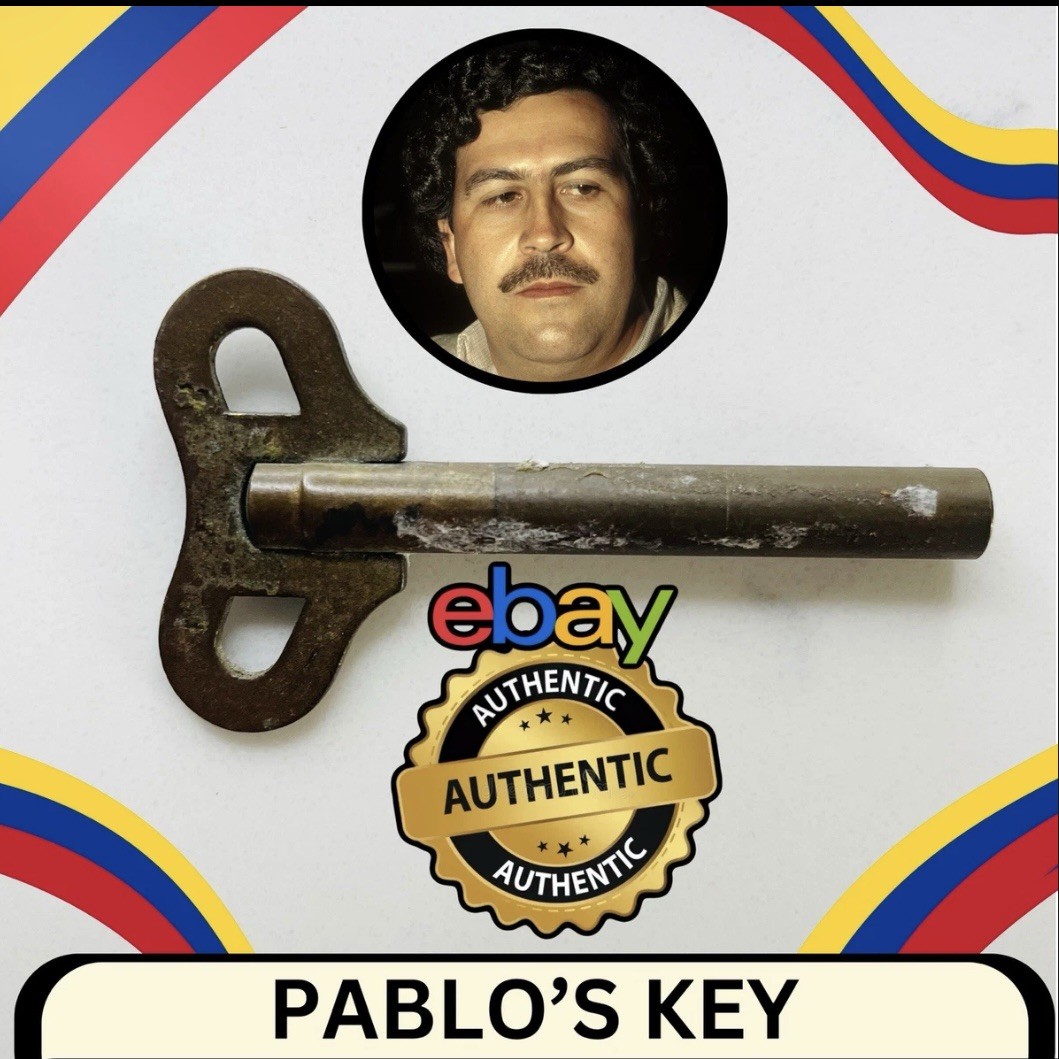⭐️ Pablo Escobar Key Personal Item Celebrity Item True Crime ⭐️ Pablo Escobar Key Personal Item Celebrity Item True Crime