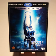 Disney TRON 2-Movie Collection Blu-ray 3D Special Edition W/Lenticular Sleeve picture