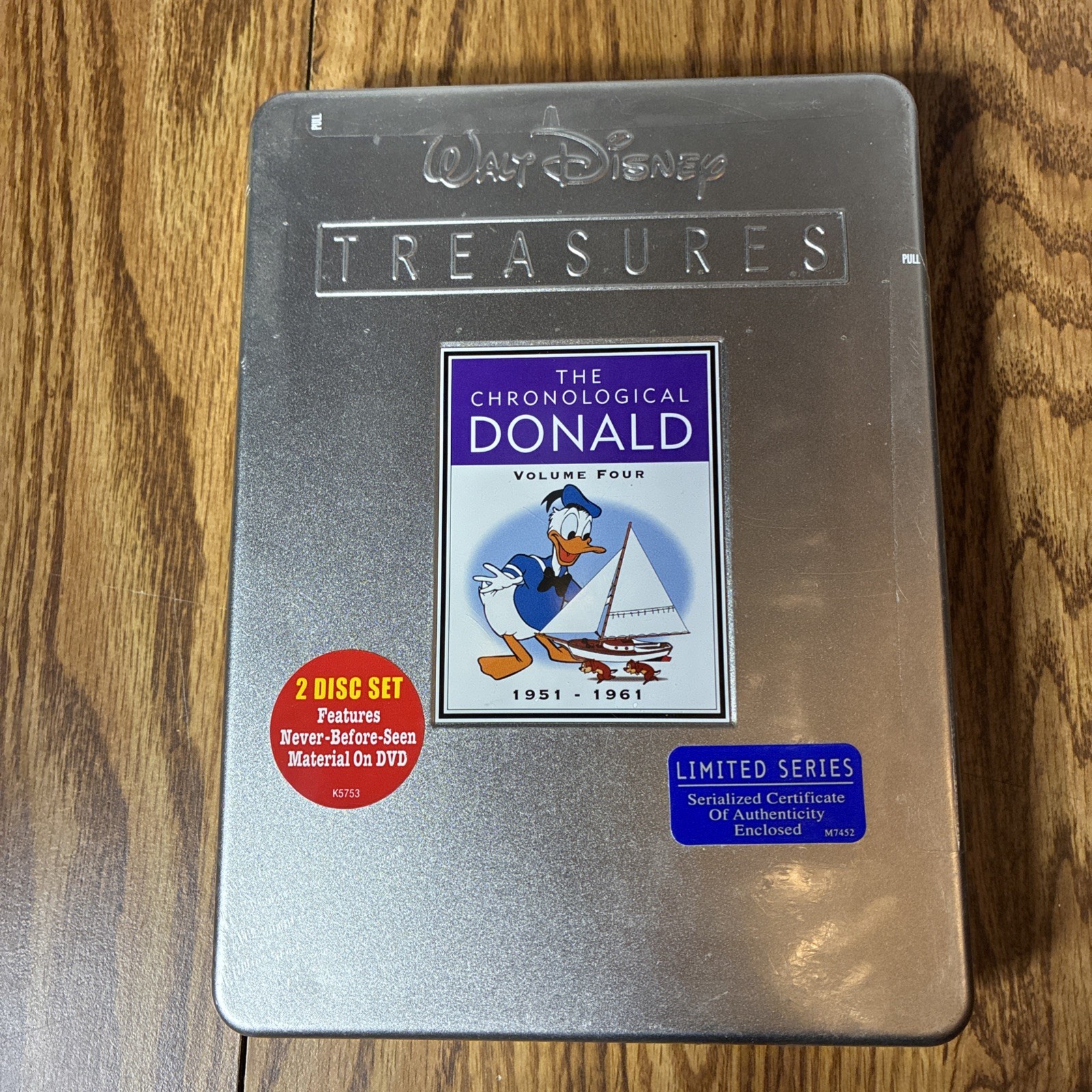 Walt Disney Treasures The Chronological Donald Volume 4 DVD - New Sealed Walt Disney Treasures The Chronological Donald Volume 4 DVD - New Sealed