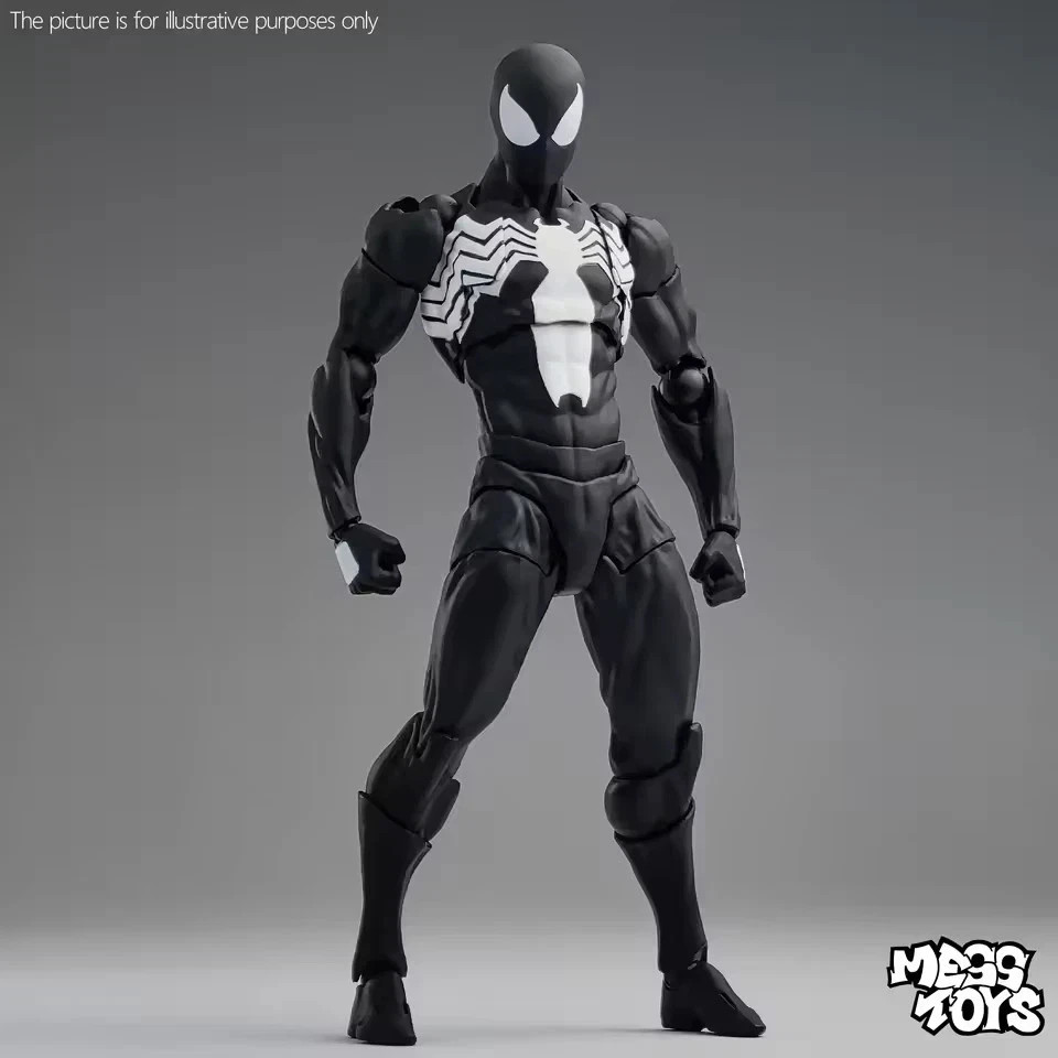 CT Toys Messtoys Symbiote Spider-Man Black Spider Action Figure Boxed (US STOCK) CT Toys Messtoys Symbiote Spider-Man Black Spider Action Figure Boxed (US STOCK)
